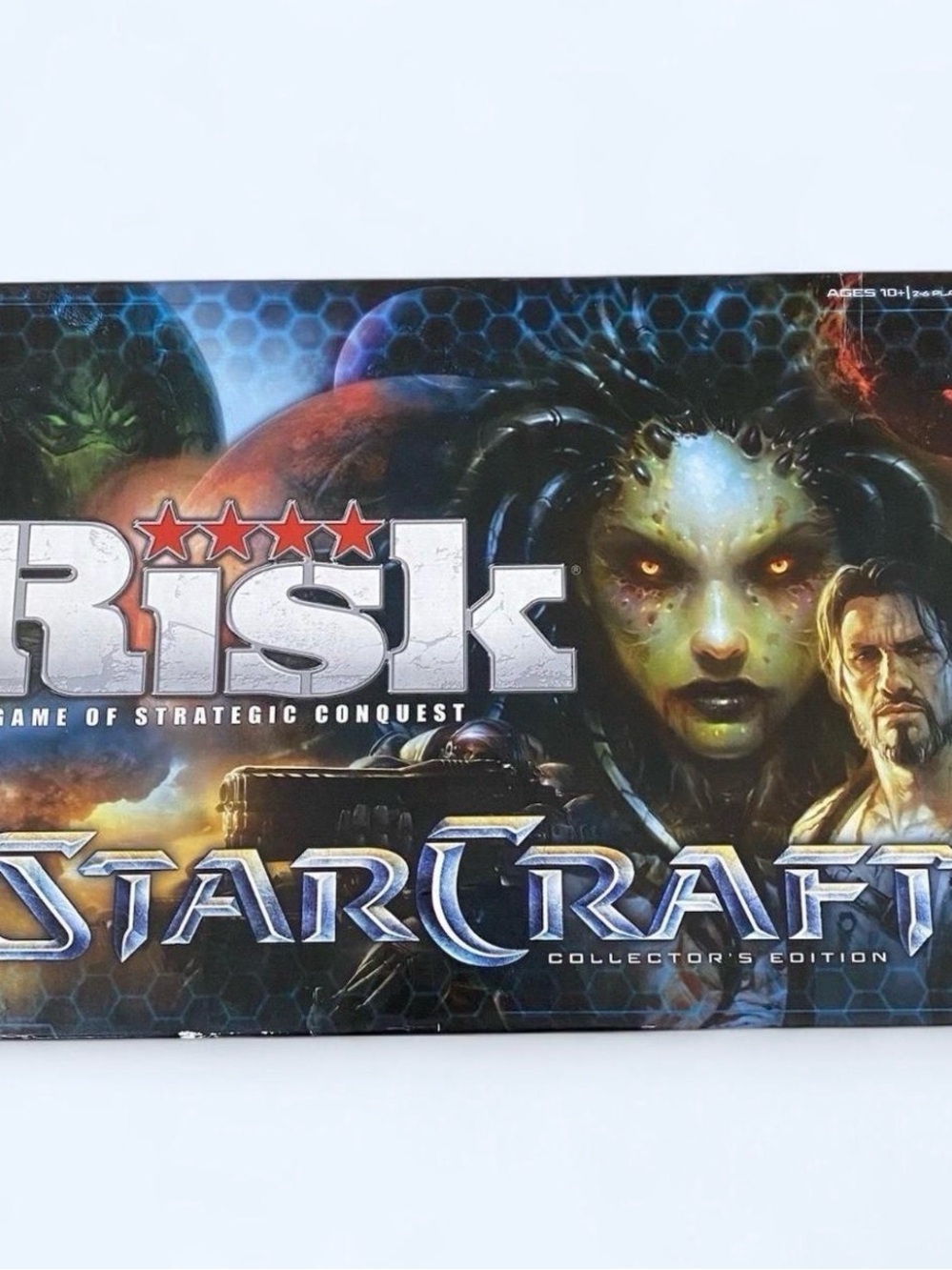 RISK StarCraft Collector's Edition Board Game NEW Open Box Sealed Pieces